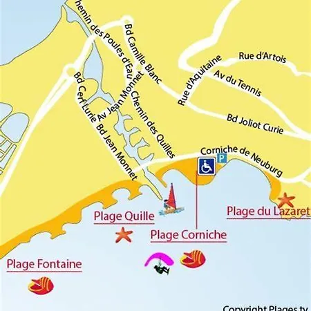Apartment Cote Plages, Beau T3, Wifi, Climatisation, Parking