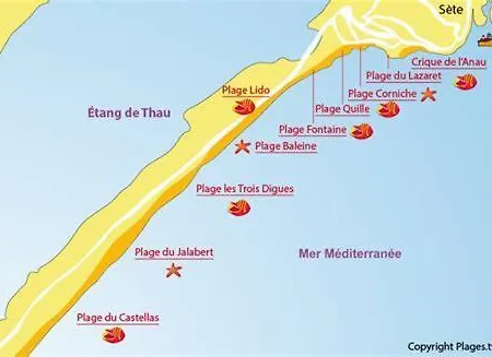 Apartment Cote Plages, Beau T3, Wifi, Climatisation, Parking